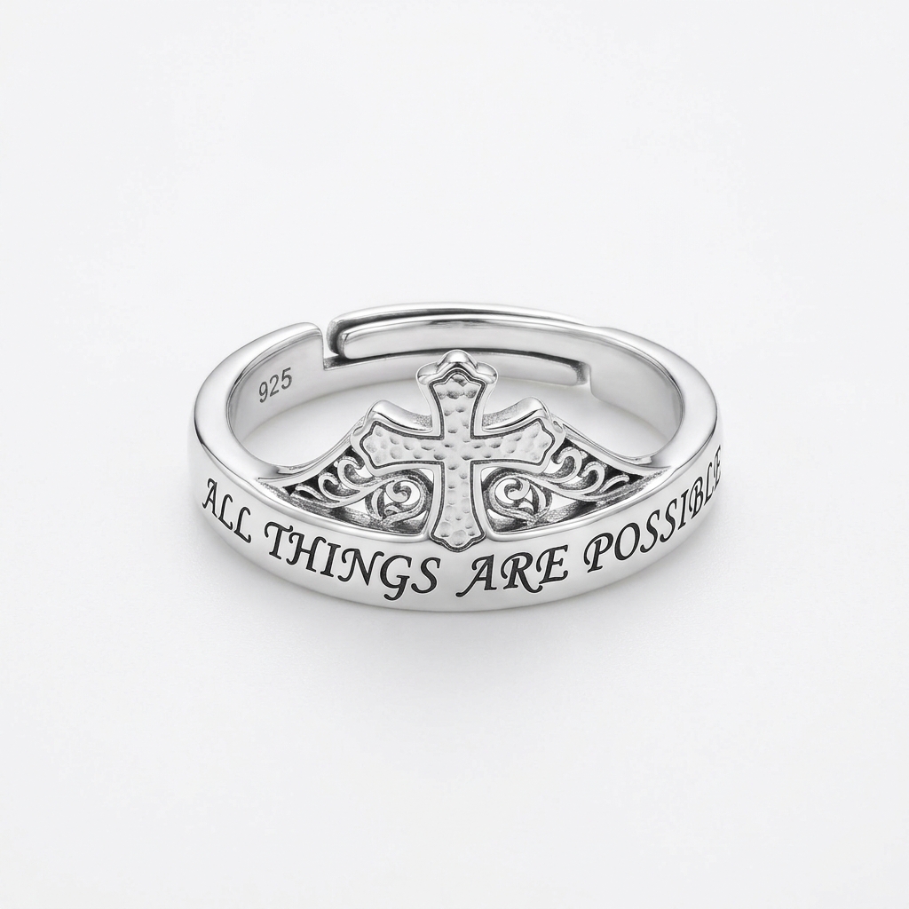 Blessed Band Faith Ring