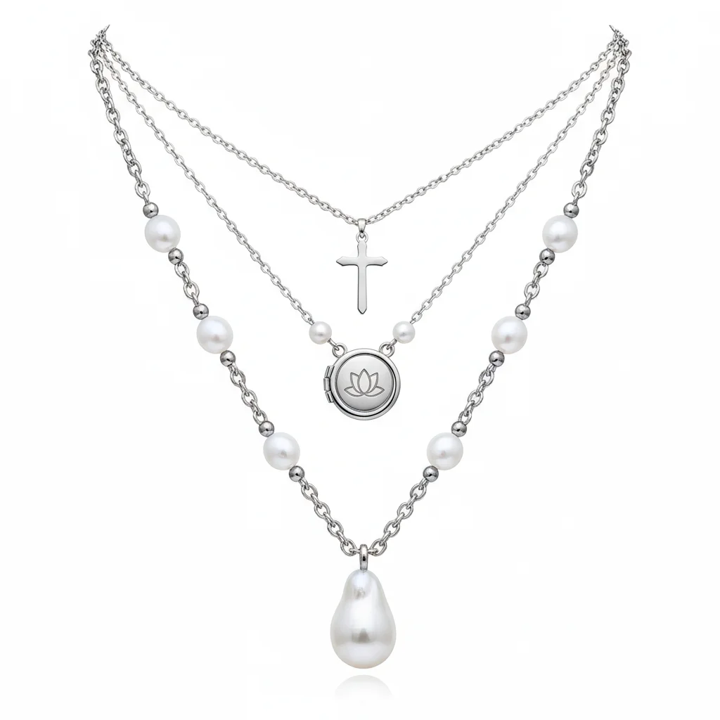 Layered Devotion Necklace Set