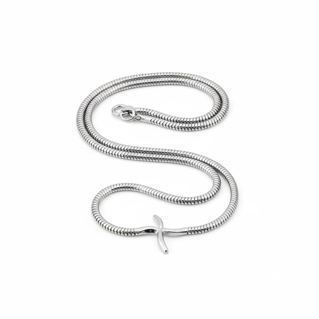 Serpentine Faith Chain Necklace